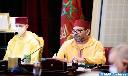 le Roi Mohammed VI préside un Conseil des ministres